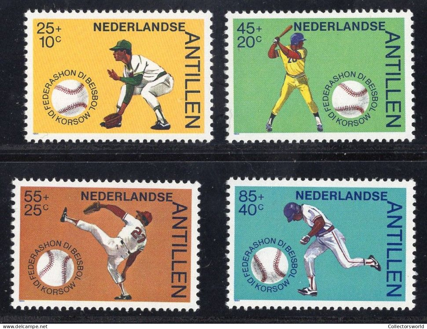 Netherlands Antilles 1984 Serie 4v Sports Baseball MNH - Antilles