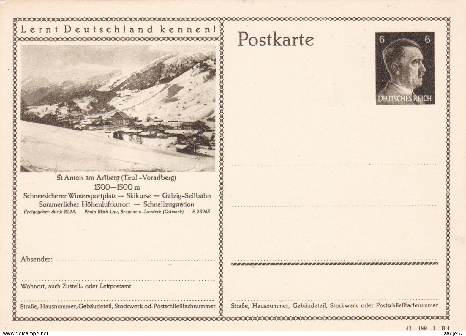 St. Anton Am Arlberg Schnellzugstation - Briefkaarten