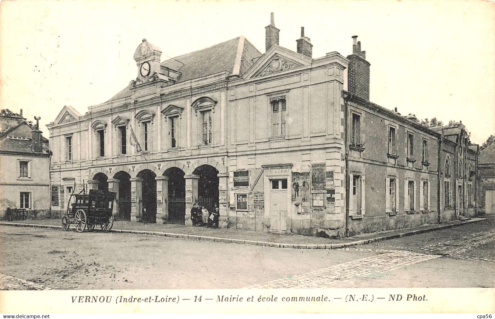 VERNOU - Mairie Et École Communale - Other & Unclassified