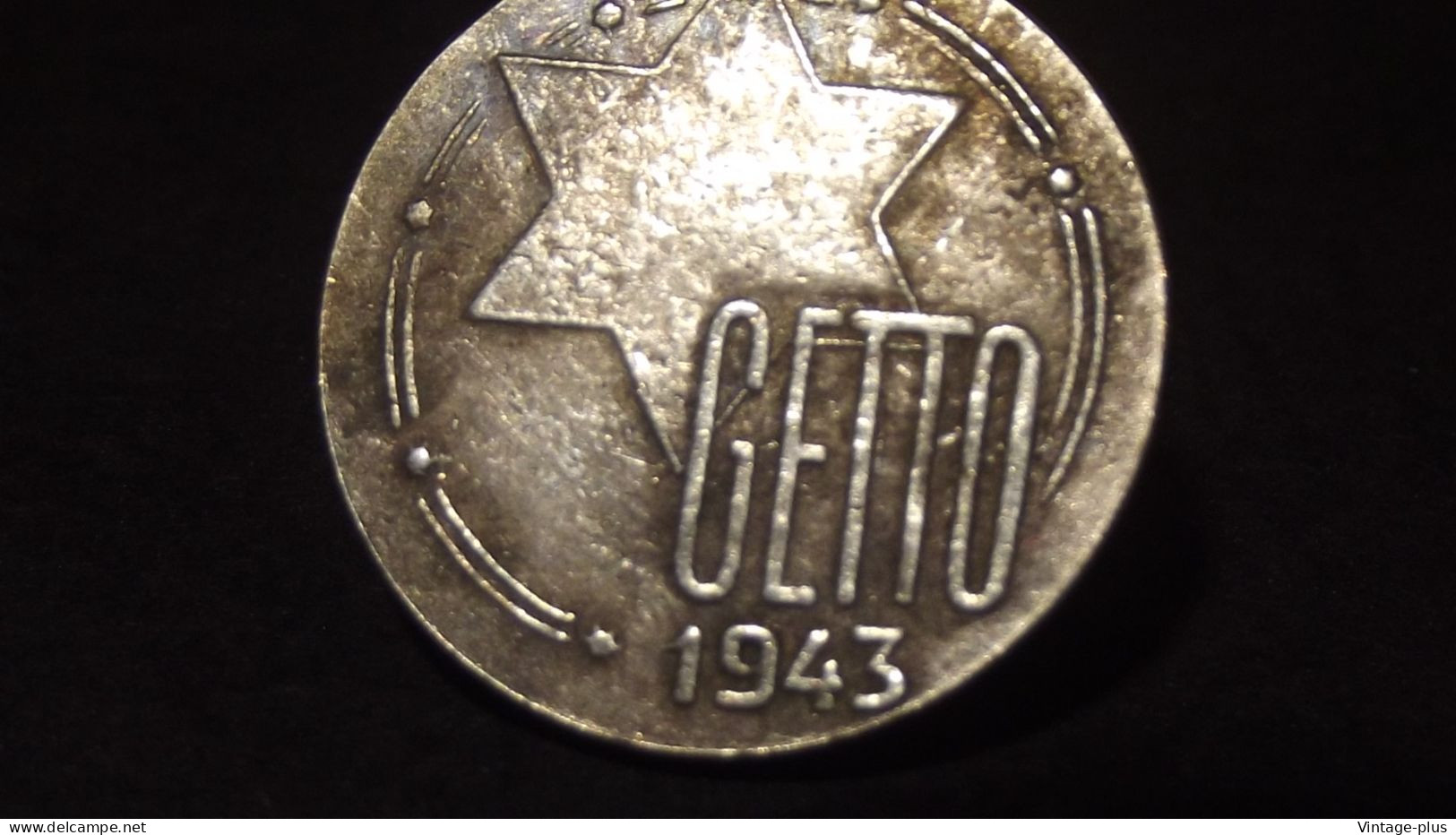 GETTO 5 MARK 1943 LITZMANNSTADT GERMAN COIN MONETA GHETTO EBREI JUDE JUIFE Auschwitz JUDE EBREI GERMANY - Colecciones Completas Y Lotes