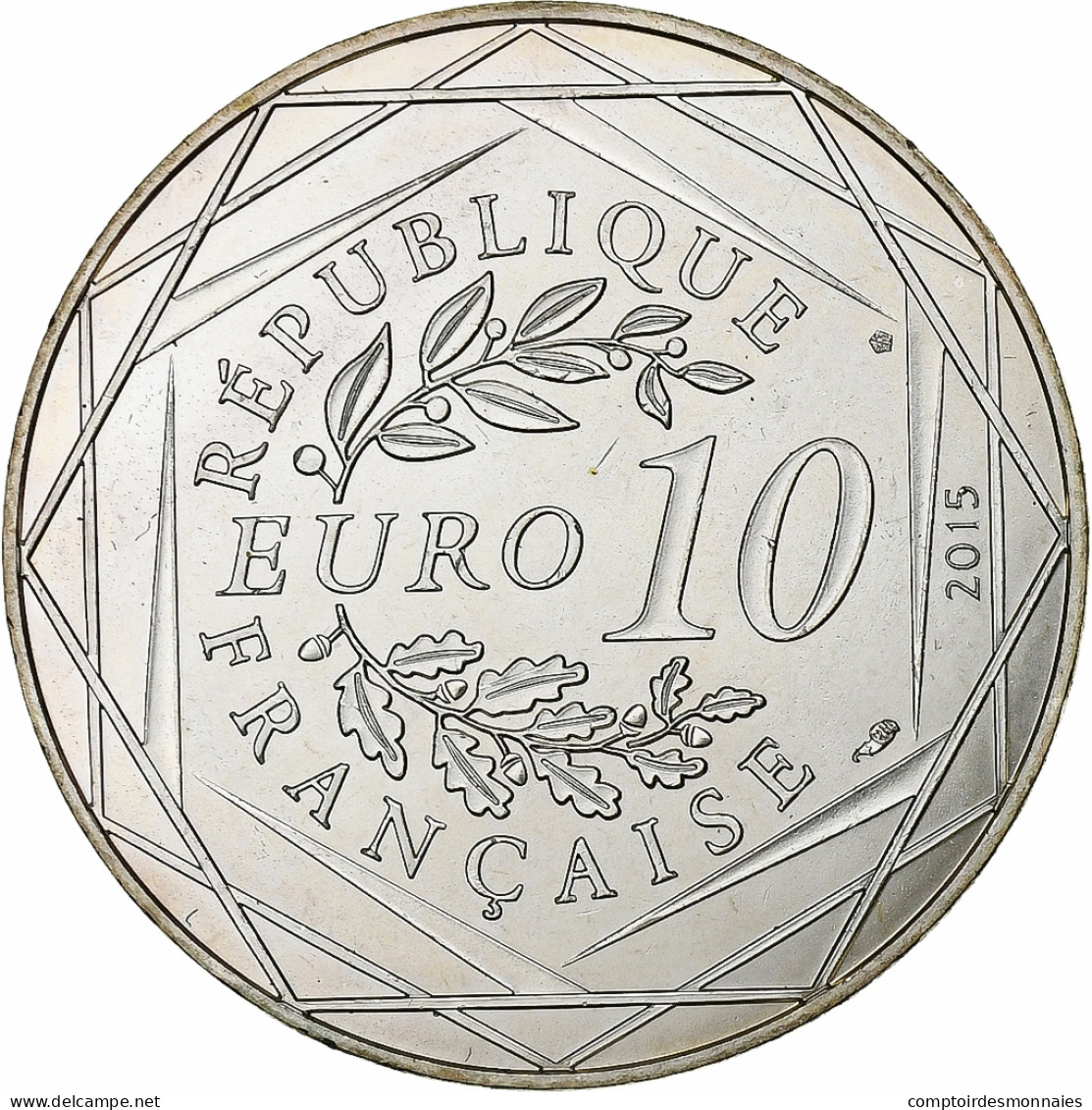 France, 10 Euro, Asterix - Fraternité, 2015, Monnaie De Paris, Argent, SPL+ - Frankreich