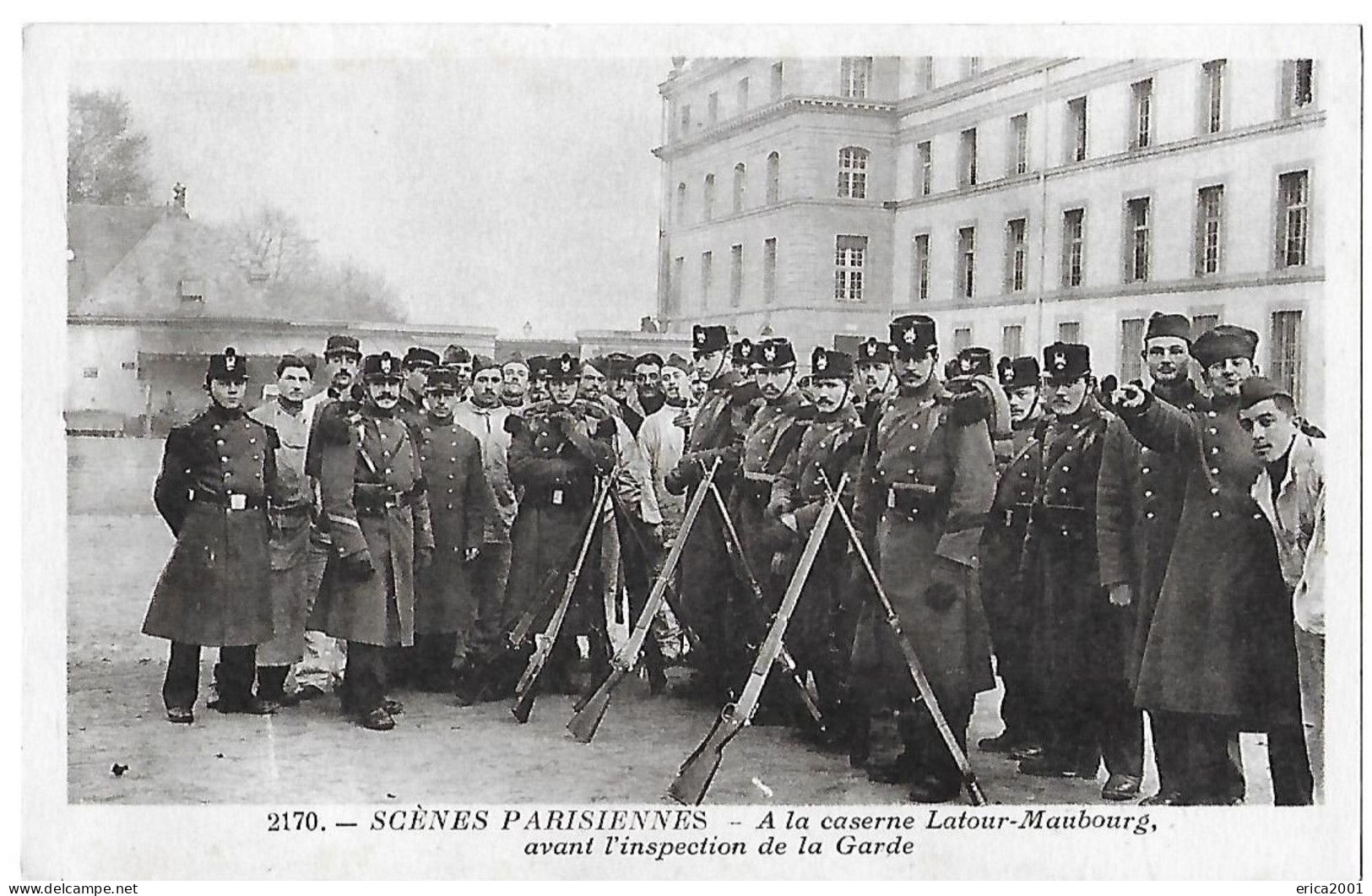 Arrondissement: 07. Les Soldats Avant L'inspection De La Garde à La Caserne Latour Maubourg. - Distretto: 07