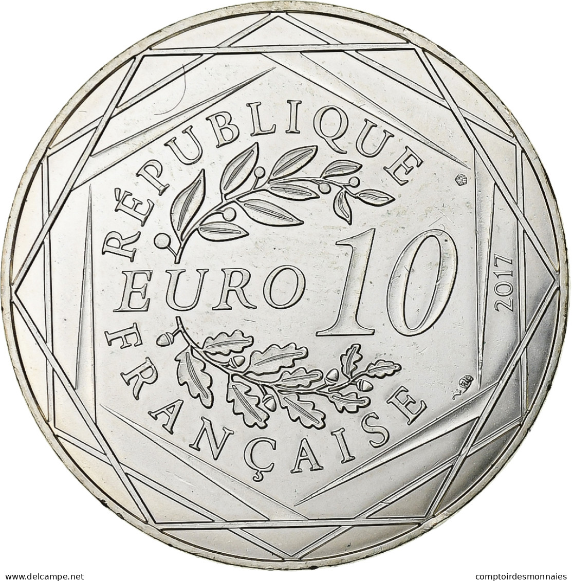 France, 10 Euro, 13, 2017, Argent, SPL - Frankreich
