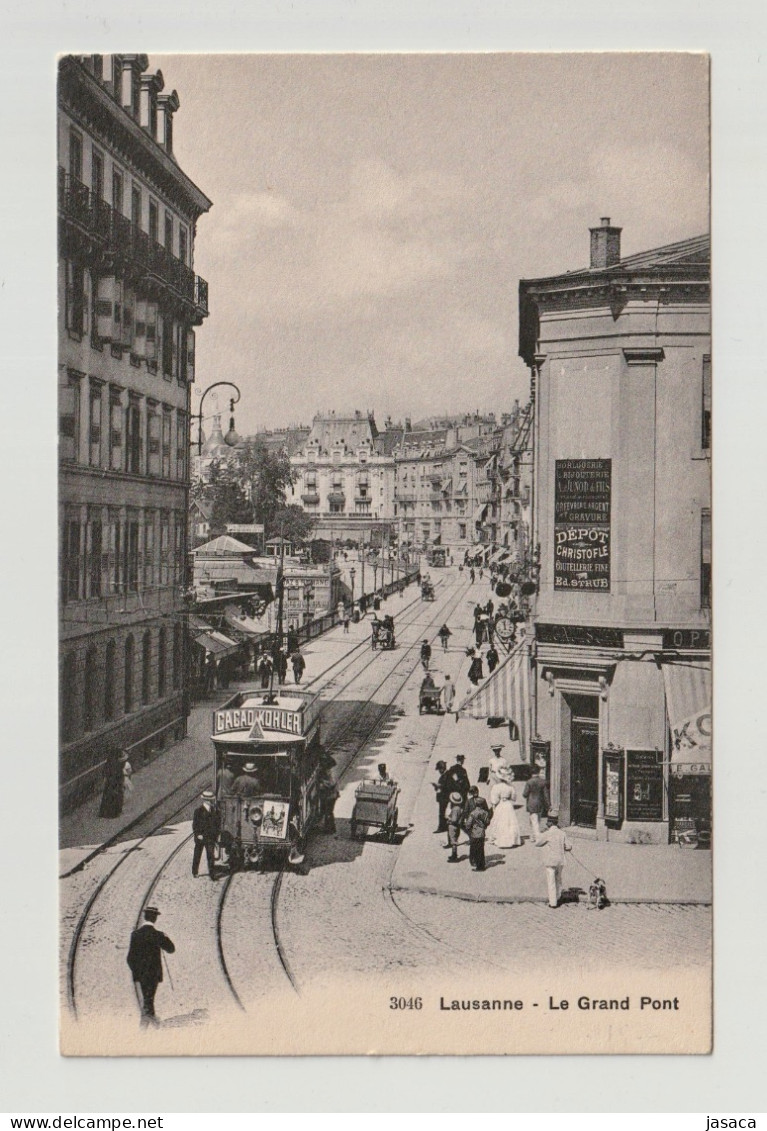 Lausanne -  Le Grand Pont (tramway) - Lausanne