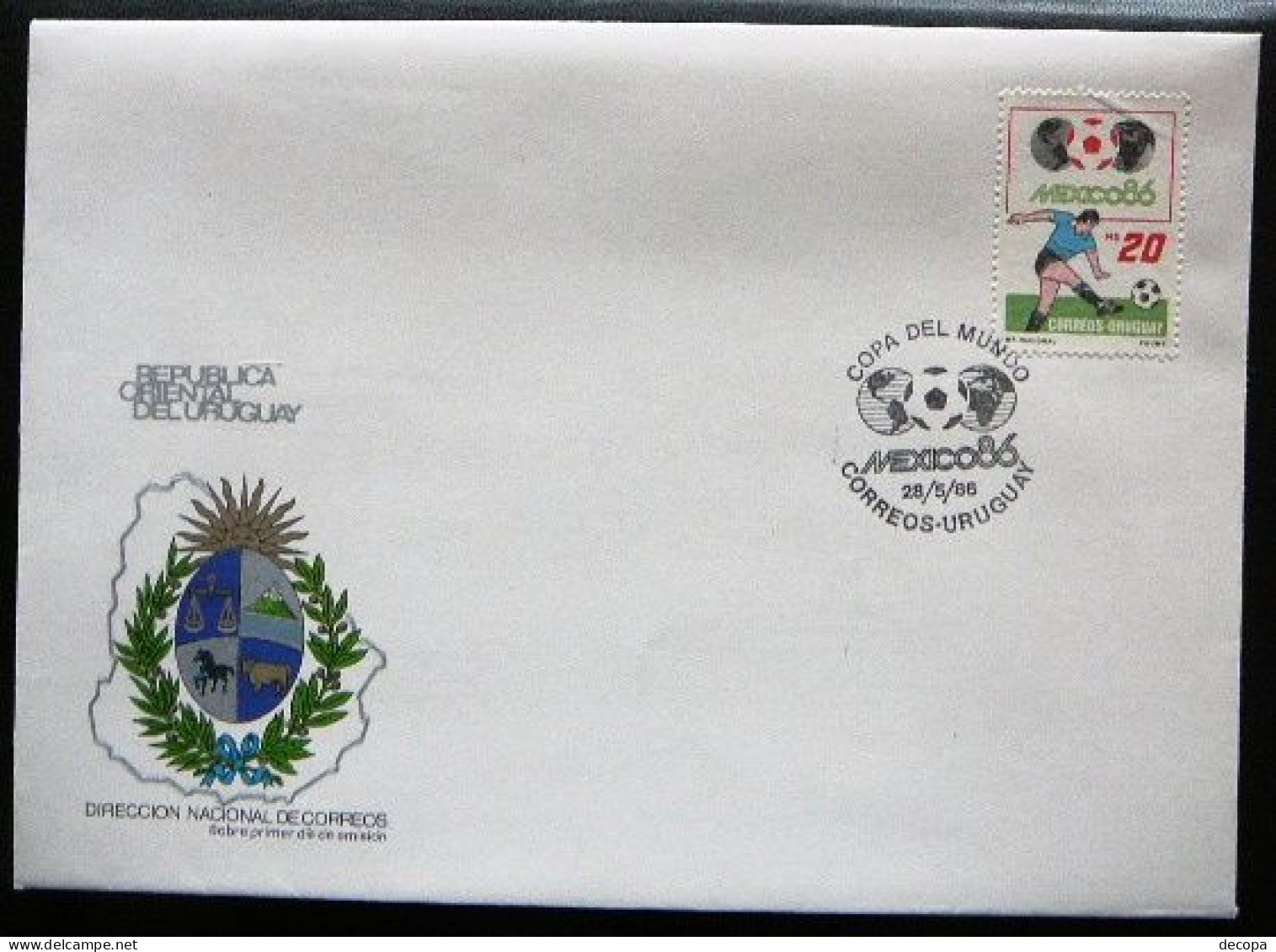 (dcbv-154) Uruguay  FDC  Mi 1733 - Andere & Zonder Classificatie