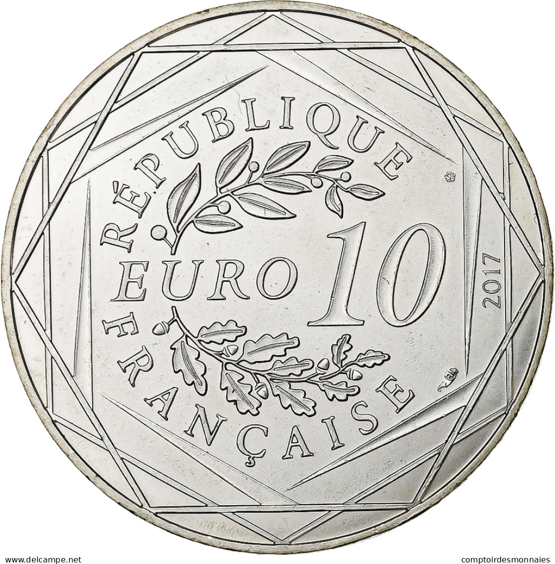 France, 10 Euro, 10, 2017, Argent, SPL - Francia
