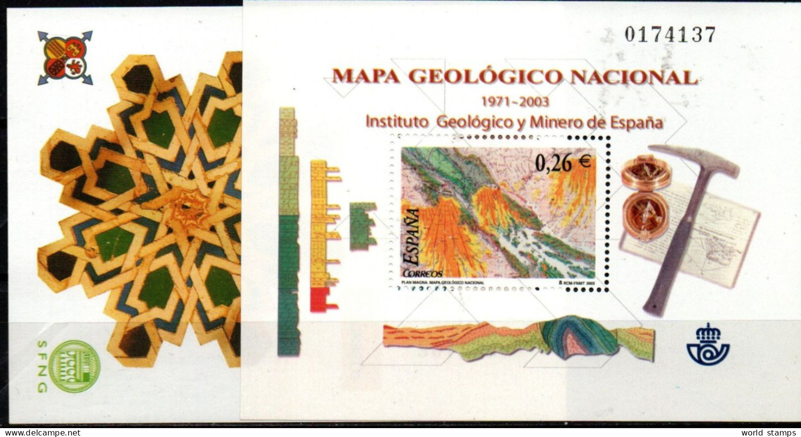 ESPAGNE 2003 ** - Blocks & Sheetlets & Panes