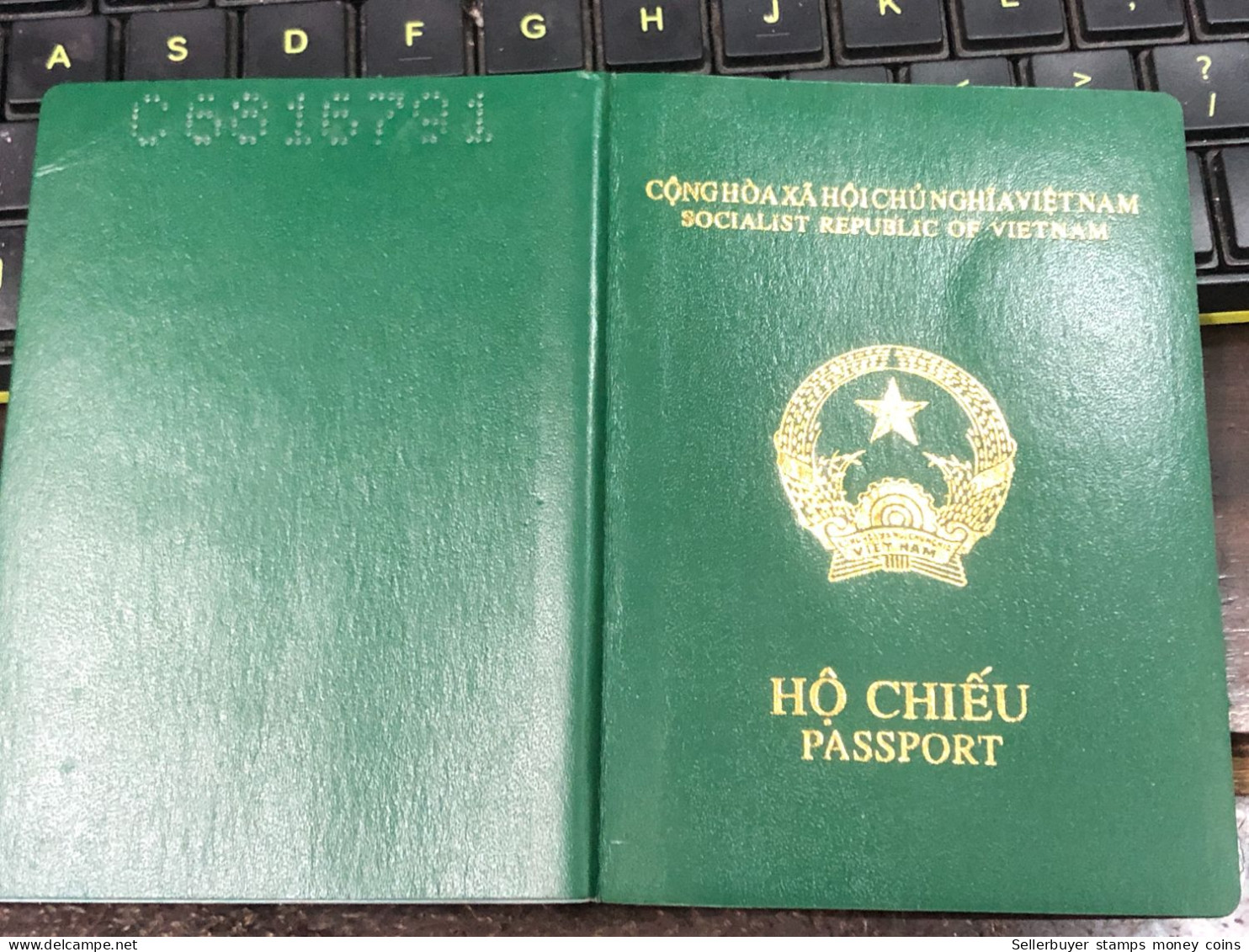 VIET NAMESE-OLD-ID PASSPORT VIET NAM-PASSPORT Is Still Good-name-nguyen Thi Co -2019-1pcs Book - Collections