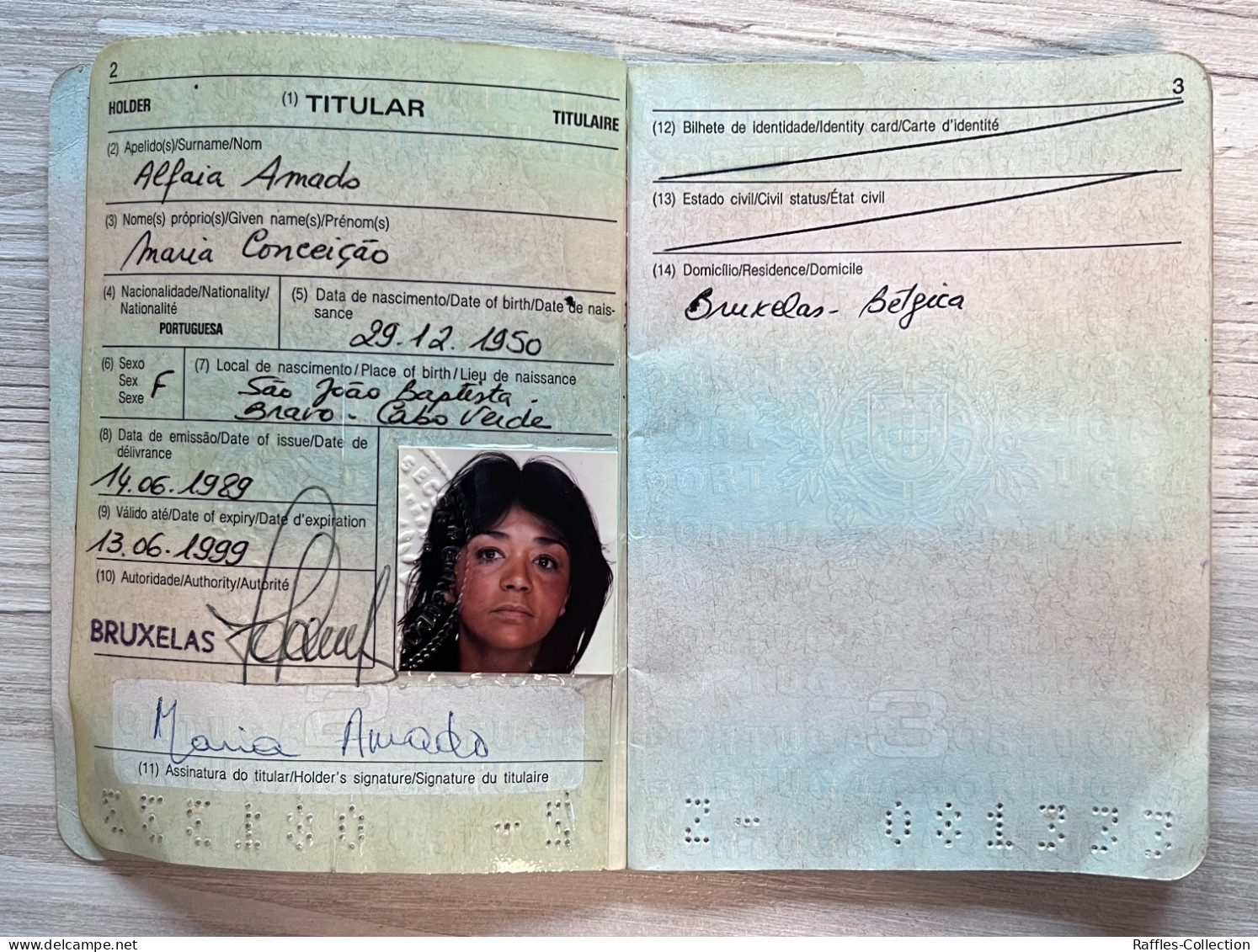 Portugal Passport With India, Sri Lanka, Maldives Visas / Passeport Reisepass Pasaporte Passaporto - Historische Dokumente