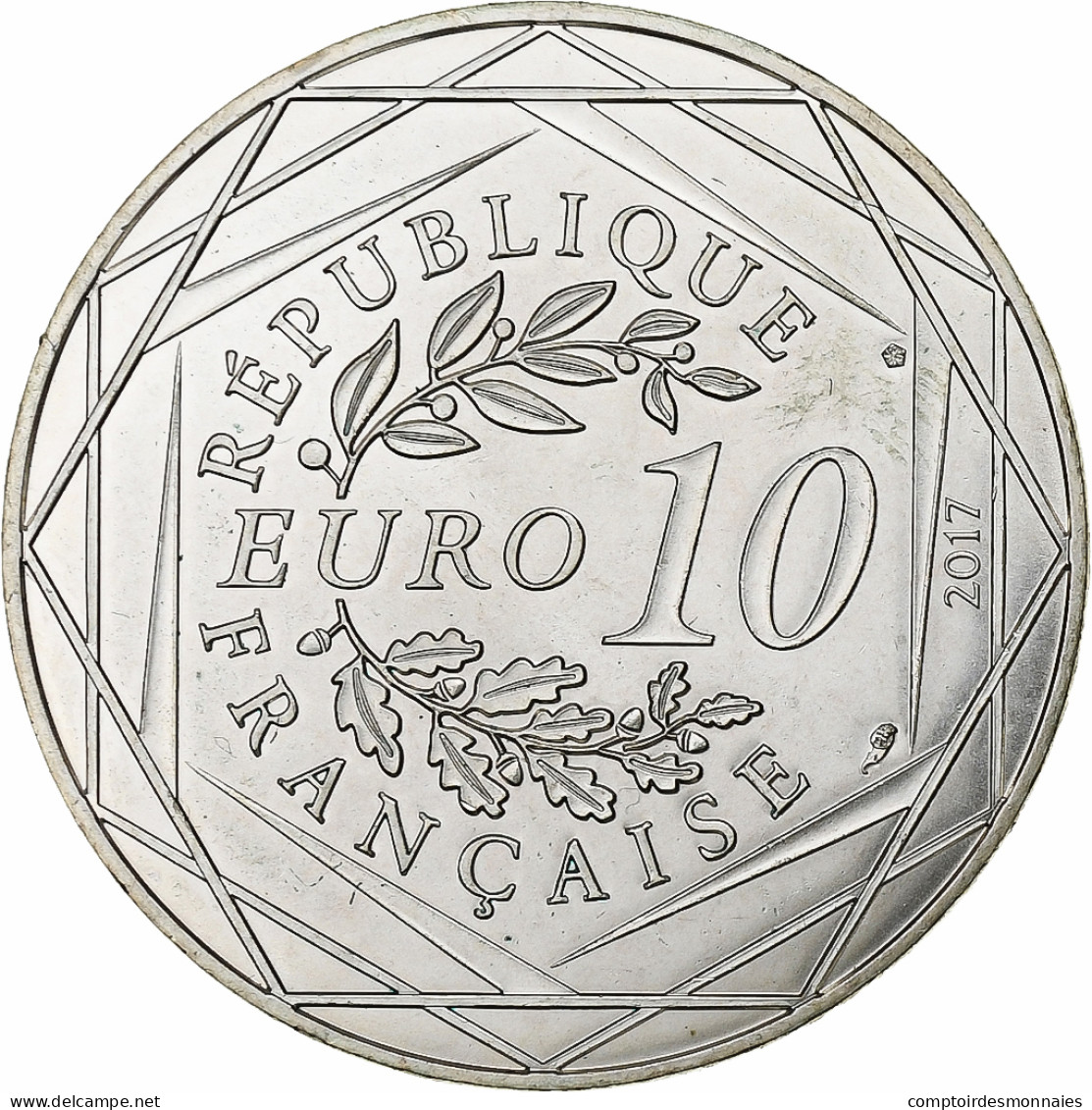 France, 10 Euro, La Lorraine (14), 2017, Argent, SPL - Frankreich
