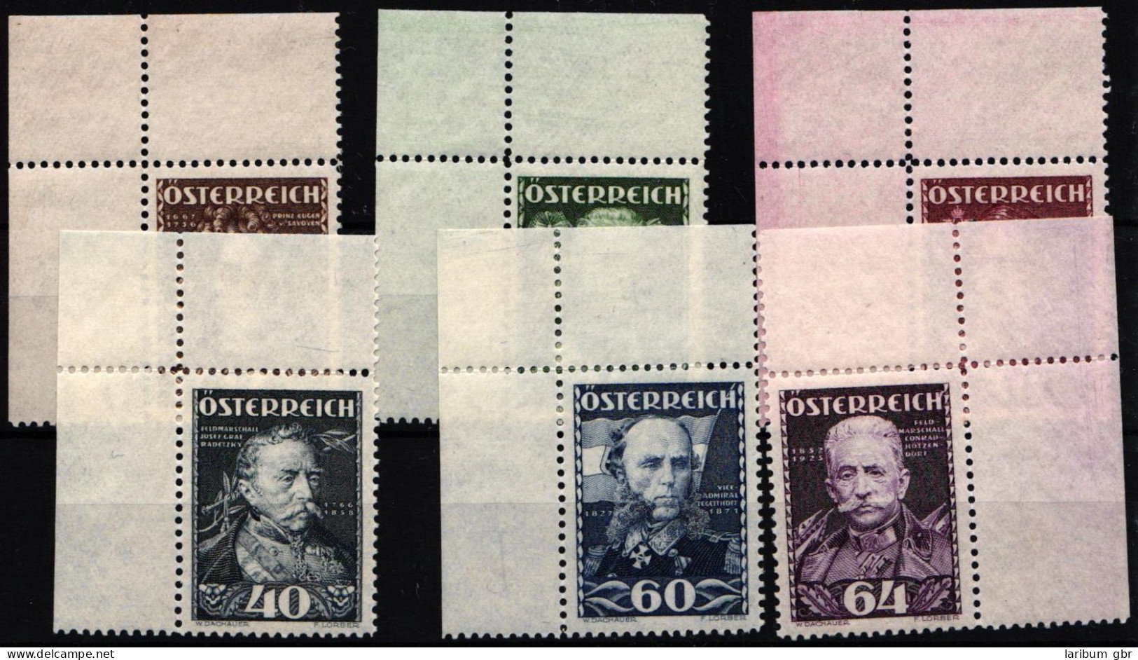 Österreich 617-622 Postfrisch Vom Eckrand #NG151 - Other & Unclassified