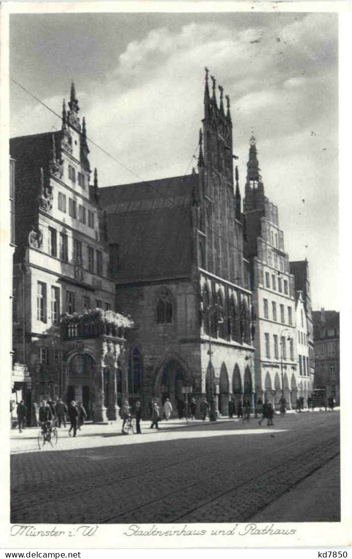 Münster In Westfalen - Stadtneinhaus Und Rathaus - Münster
