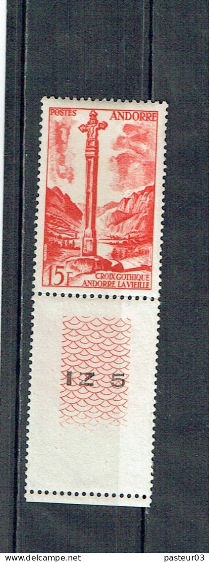 Andorre Français N° 146 Bord De Feuille - Unused Stamps