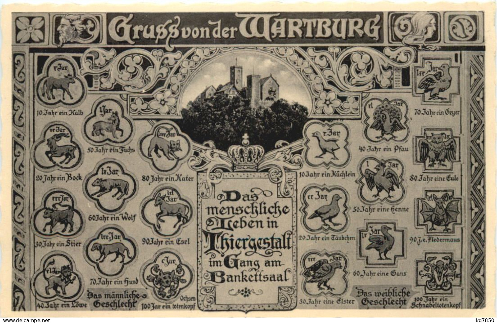 Gruss Von Der Wartburg - Eisenach