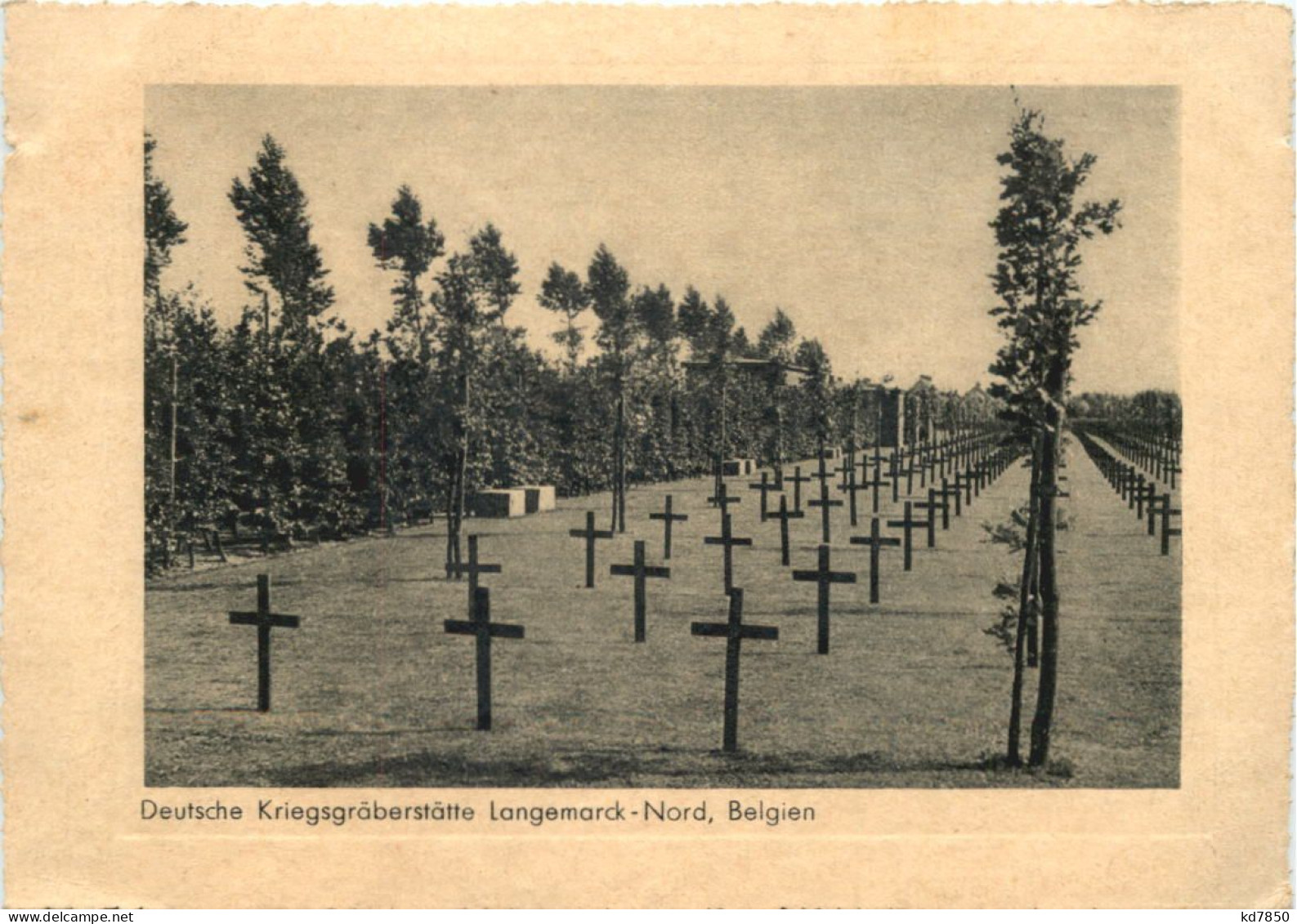 Langemarck-Nord - Deutsche Kriegsgräberstätte - Langemark-Pölkapelle