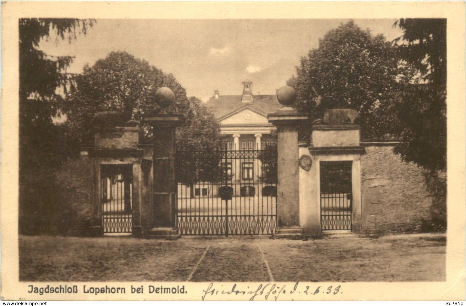 Jagdschloss Lopshorn Bei Detmold - Detmold