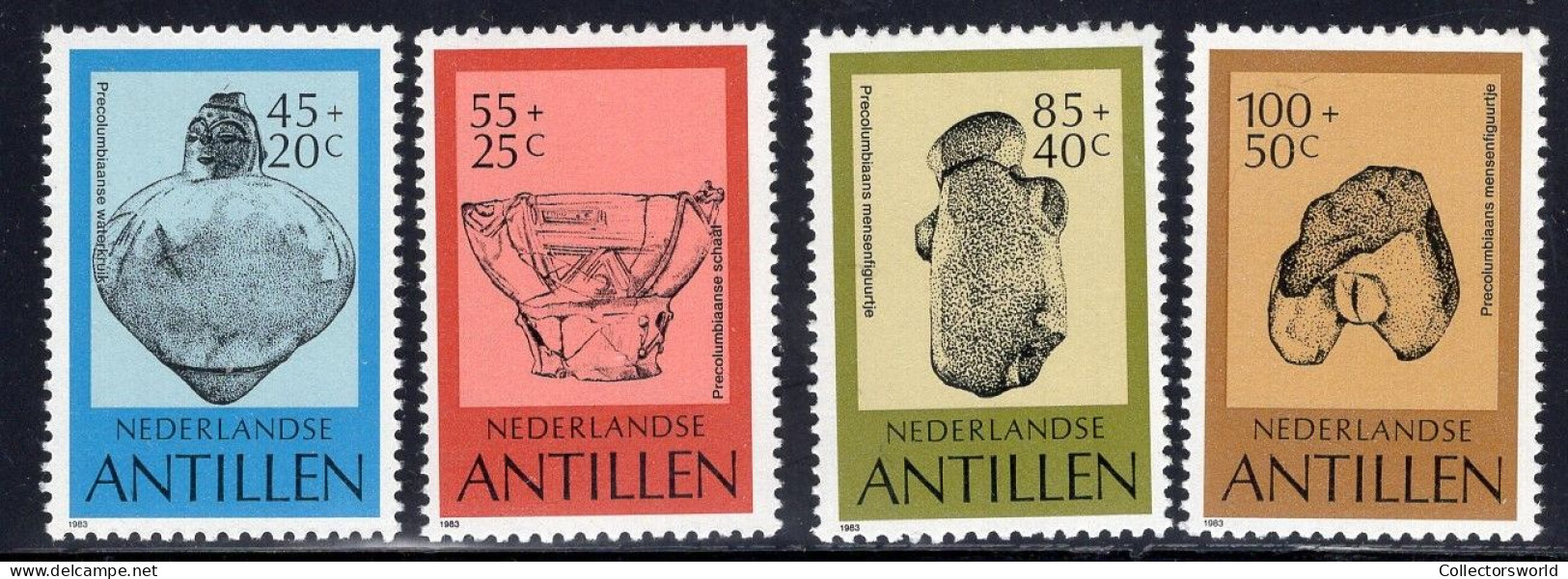 Netherlands Antilles 1983 Serie 4v Archaeological Findings MNH - West Indies