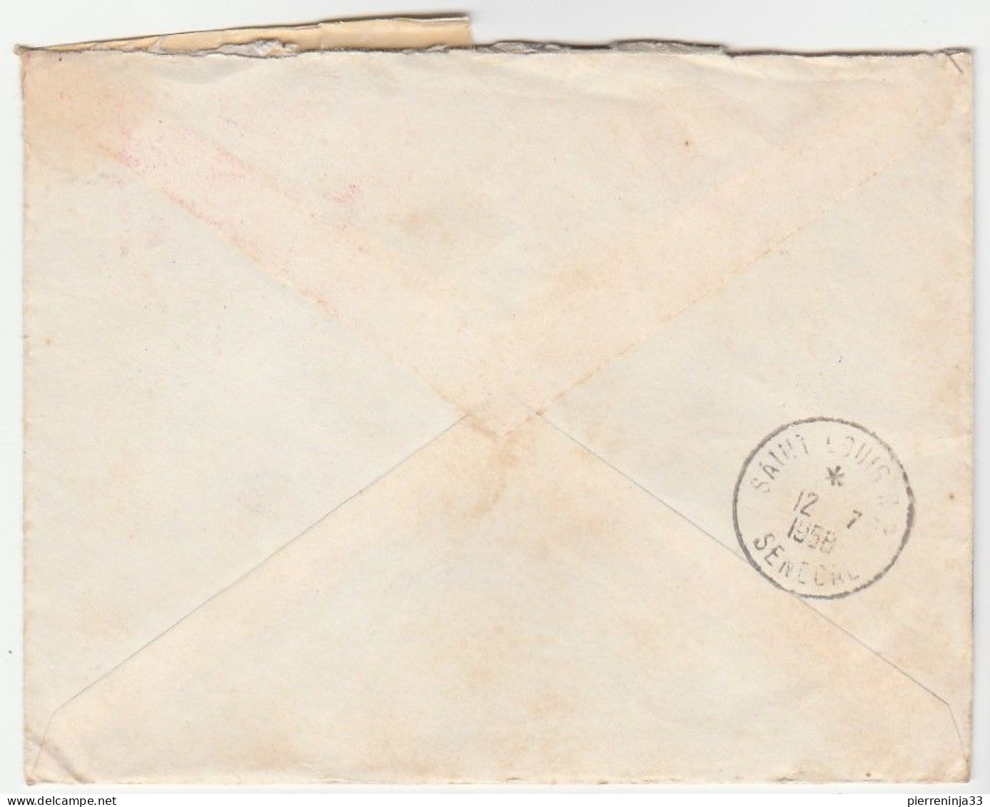 Lettre Recommandée Bordeaux Nansouty Avec étiquette Mécanique, 1958 - Covers & Documents