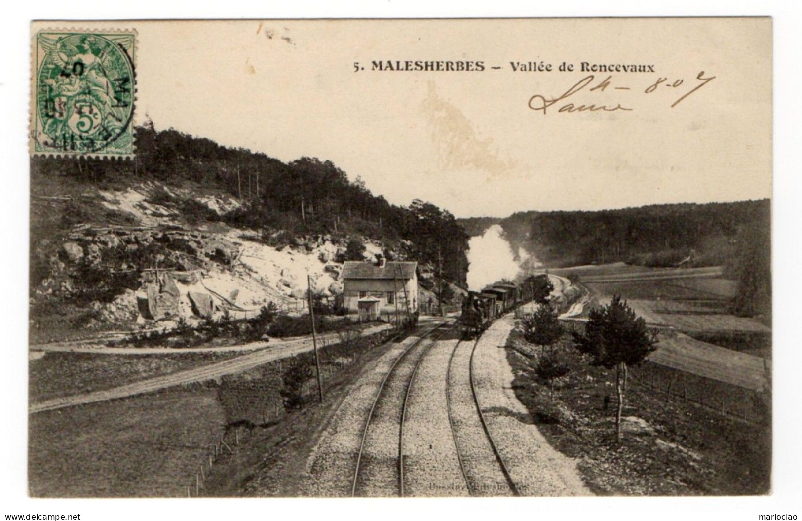 C-FR45330 MALESHERBES Vallée De Roncevaux - Le Train - Malesherbes