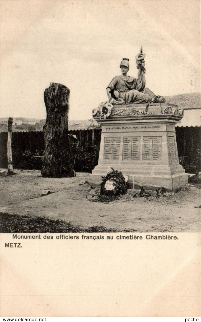 N°1427  W -cpa Monument Au Cimetière Chambière- - Sonstige & Ohne Zuordnung