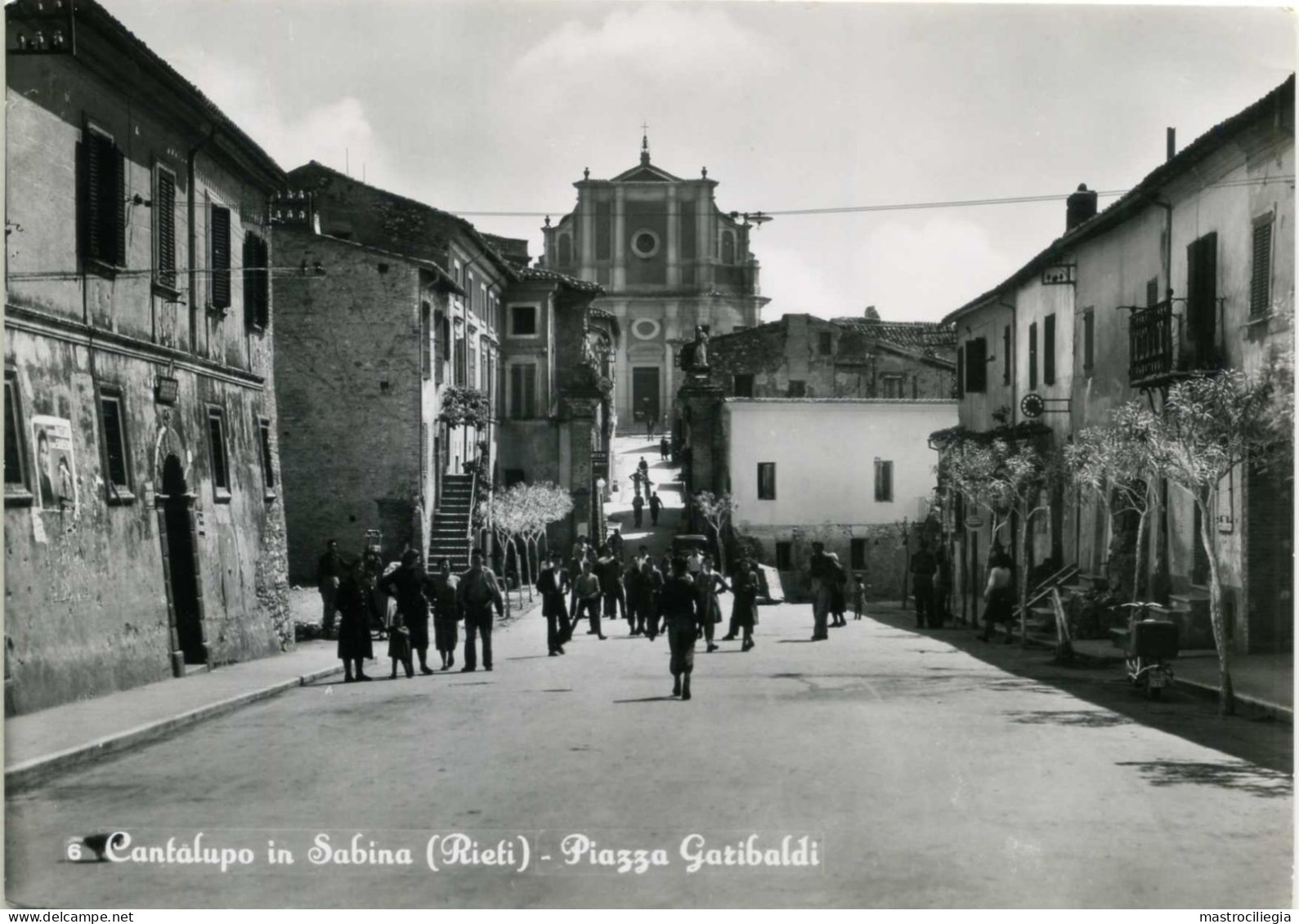 CANTALUPO IN SABINA RIETI Piazza Garibaldi Chiesa Tappo Birra Peroni - Rieti