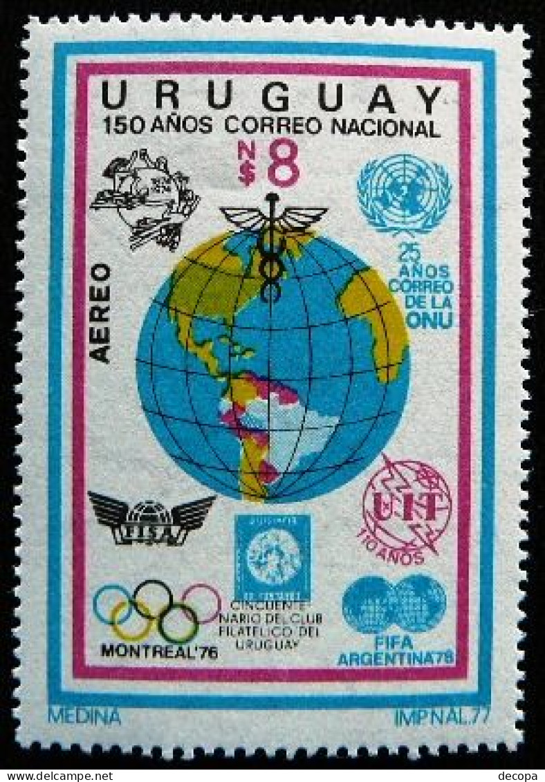 (dcbv-1640) Uruguay   Mi 1465       1977    MNH - Autres & Non Classés