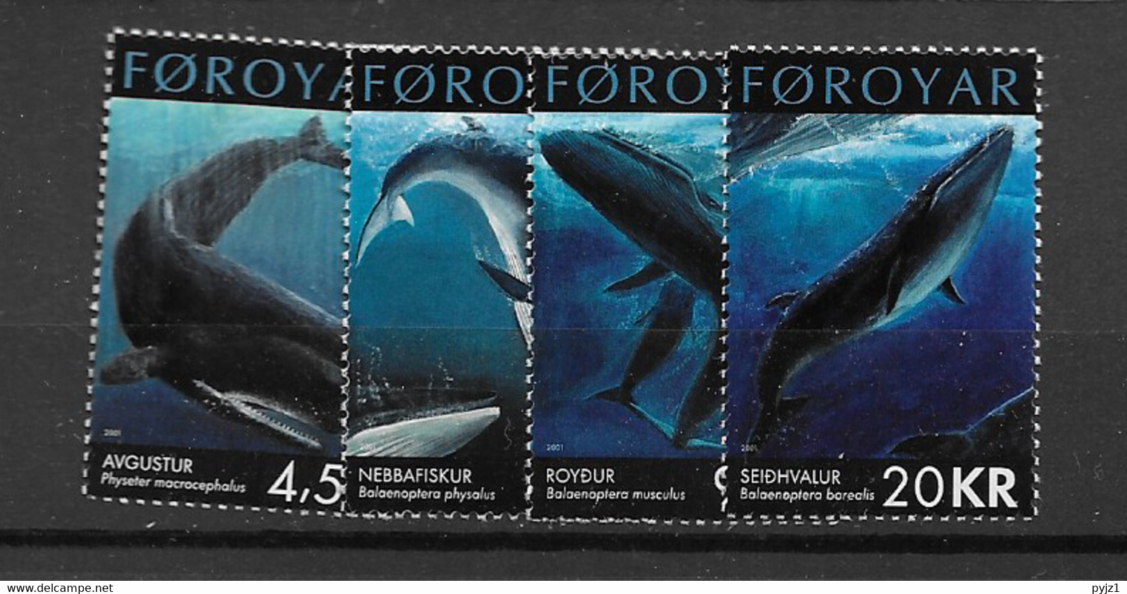 2001 MNH Faroe Islands, Mi 408-11 Postfris** - Färöer Inseln