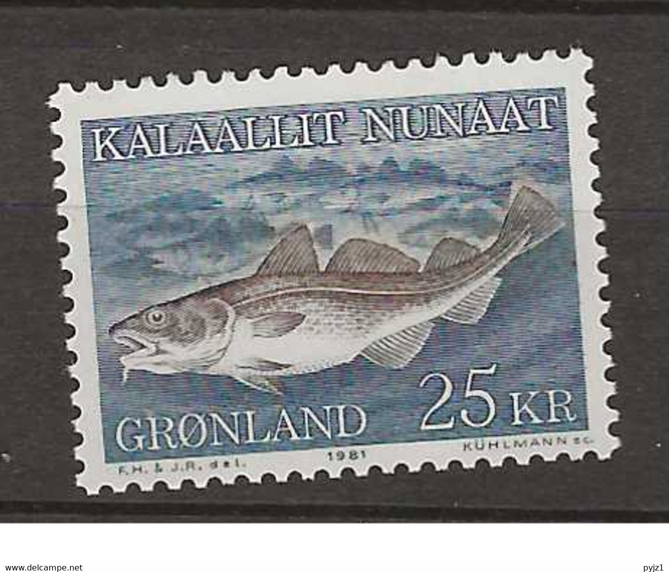 1981 MNH Greenland, Mi 129 Postfris** - Ongebruikt