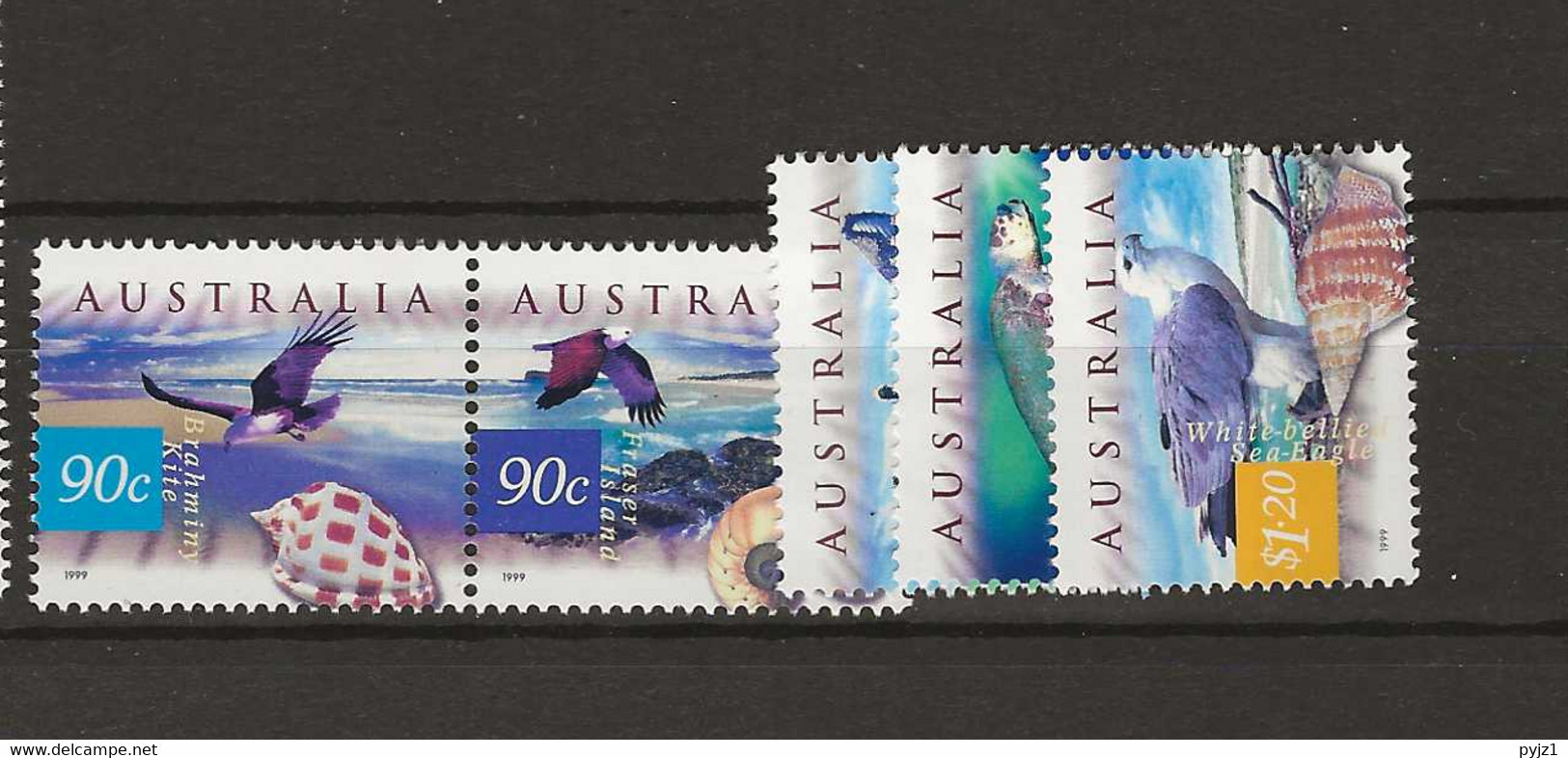 1999 MNH Australia Mi 1831-35 Postfris** - Nuevos