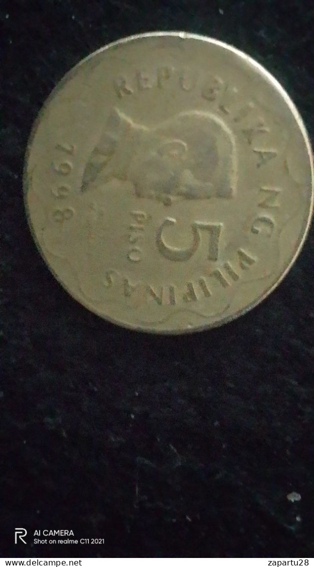 FİLİPİNLER-- 1998      5 PİSO   -     XF- - Filippijnen