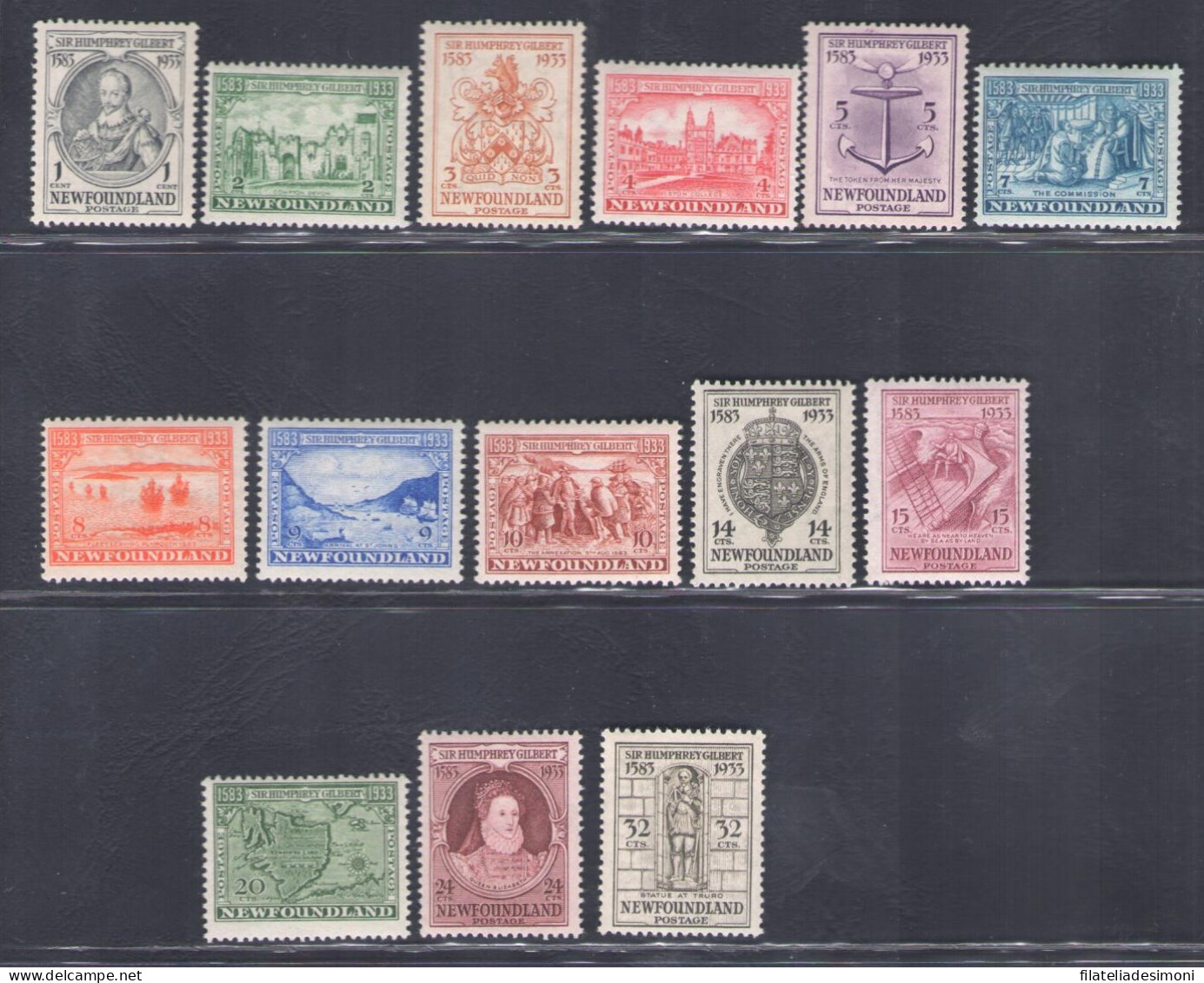 1933 Newfoundland, Stanley Gibbons N. 236/49, MNH** - Autres & Non Classés