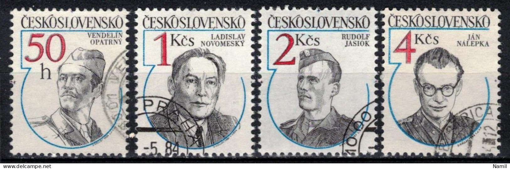 Tchécoslovaquie 1984 Mi 2763-6 (Yv 2582-5), Obliteré - Used Stamps
