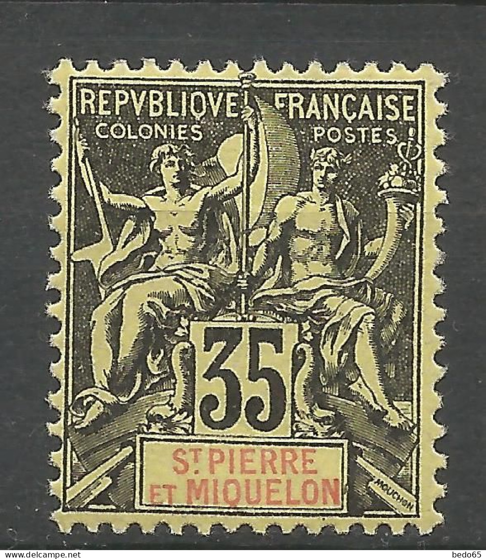 SAINT PIERRE ET MIQUELON  N° 76 Gom Coloniale NEUF** SANS CHARNIERE  / Hingeless  / MNH - Unused Stamps