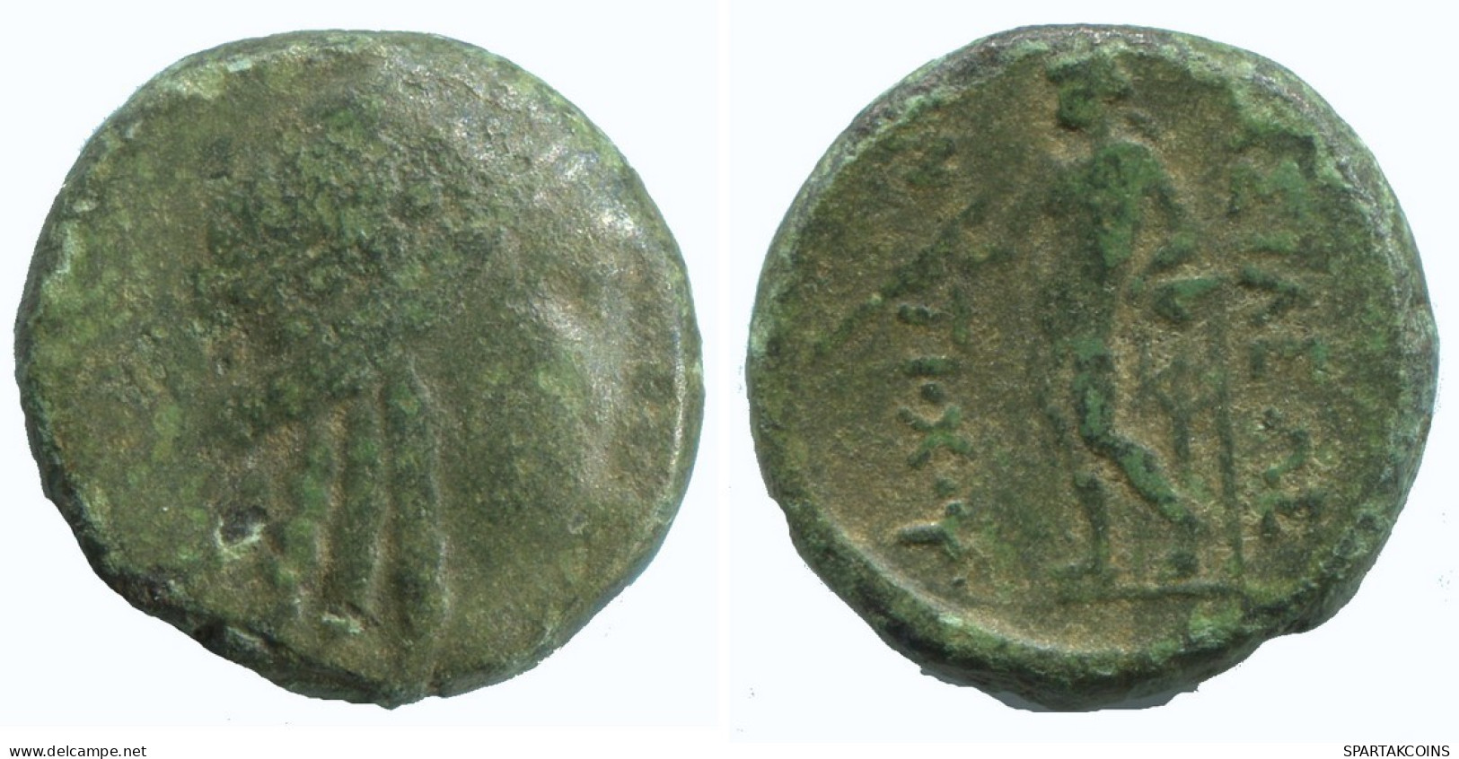 Auténtico Original GRIEGO ANTIGUO Moneda 3.7g/15mm #NNN1395.9.E.A - Griechische Münzen