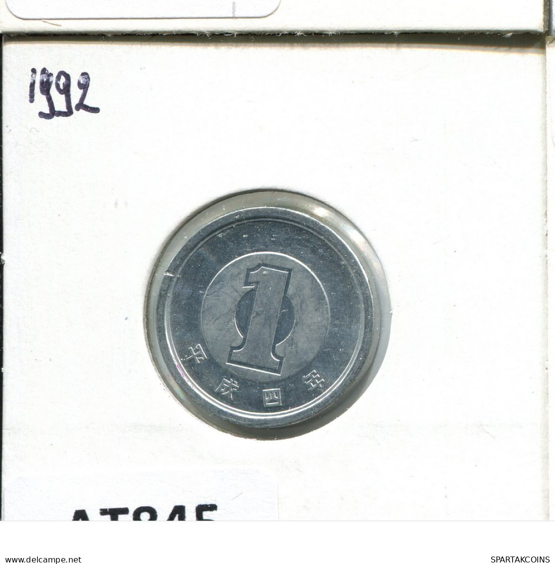 1 YEN 1992 JAPAN Coin #AT845.U.A - Japón