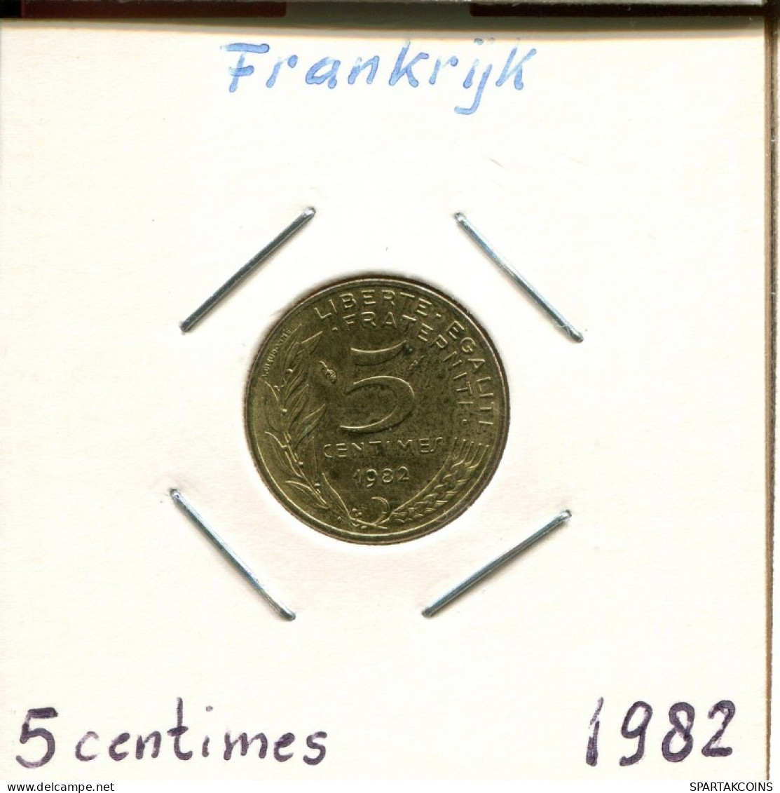 5 CENTIMES 1982 FRANCIA FRANCE Moneda #AM051.E.A - 5 Centimes