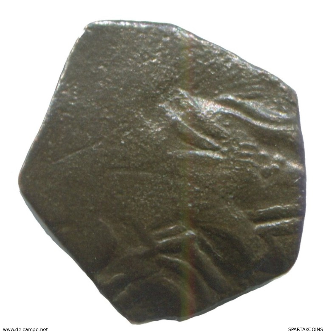 Authentique Original Antique BYZANTIN EMPIRE Trachy Pièce 1.3g/15mm #AG680.4.F.A - Byzantinische Münzen