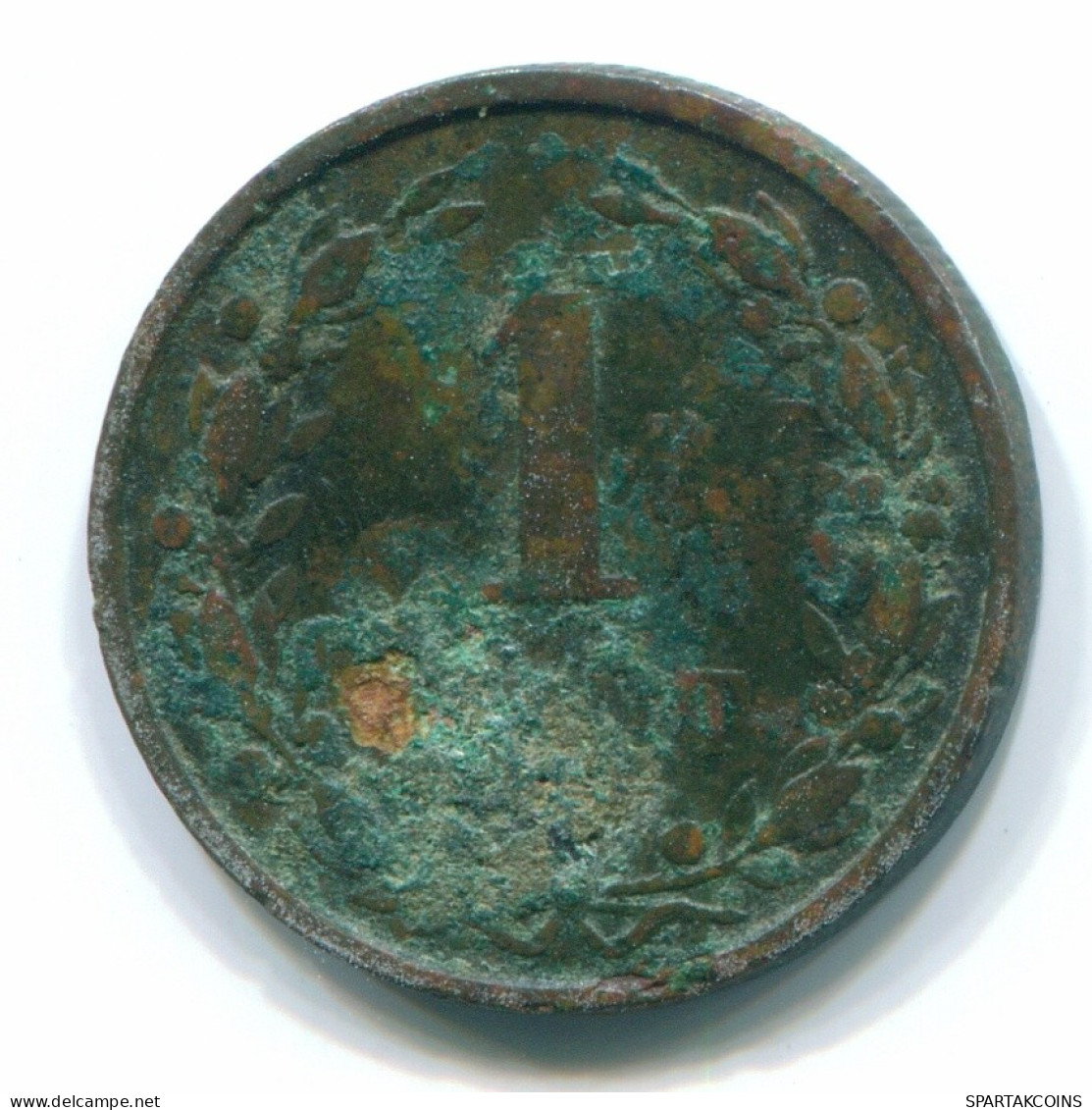 1 CENT 1899 NÉERLANDAIS NETHERLANDS Pièce BRONZE #S13687.F.A - 1 Cent
