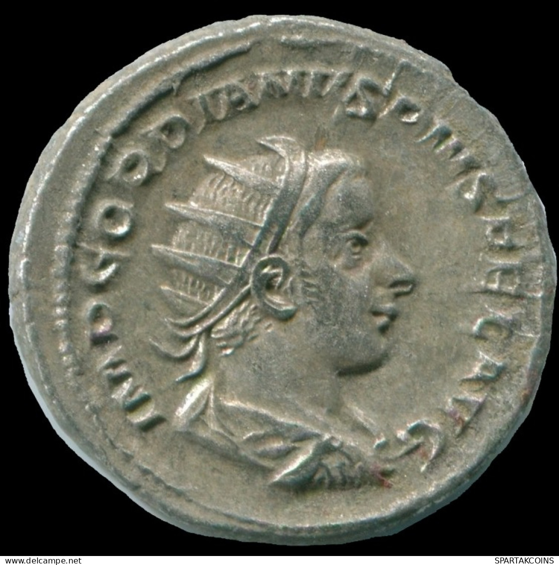 GORDIAN III AR ANTONINIANUS ROME Mint P M TR P V COS II P P #ANC13158.35.E.A - The Military Crisis (235 AD Tot 284 AD)