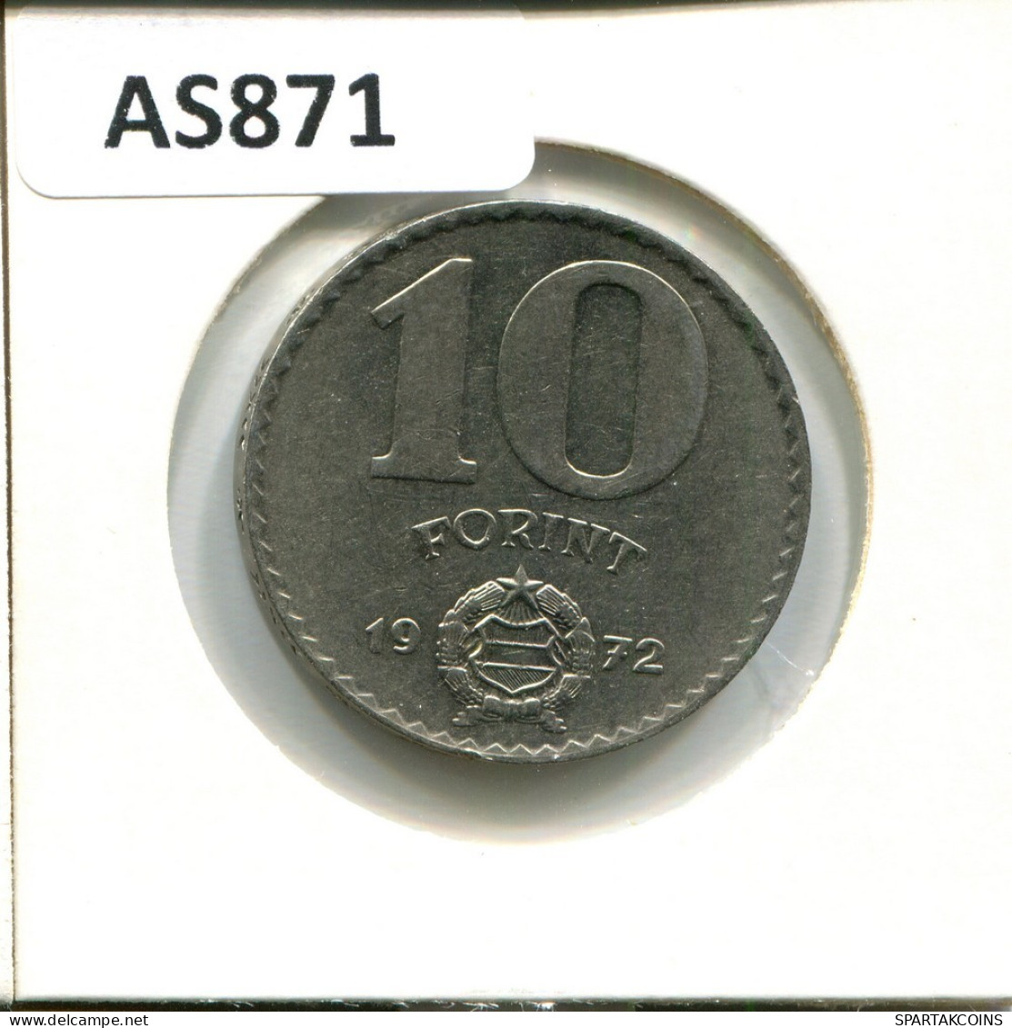 10 FORINT 1972 SIEBENBÜRGEN HUNGARY Münze #AS871.D.A - Hongrie