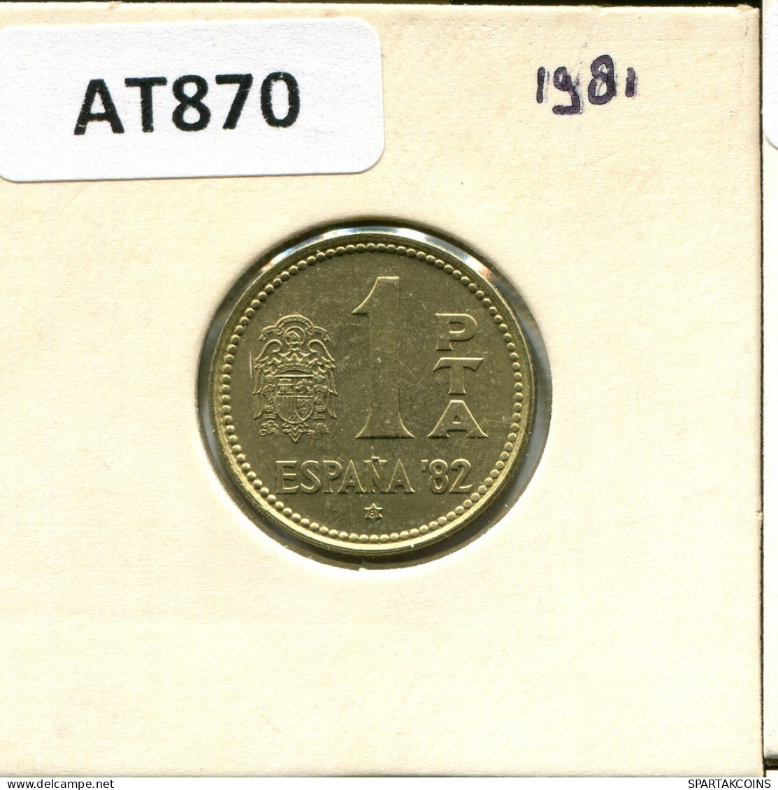 1 PESETA 1980 ESPAGNE SPAIN Pièce #AT870.F.A - 1 Peseta