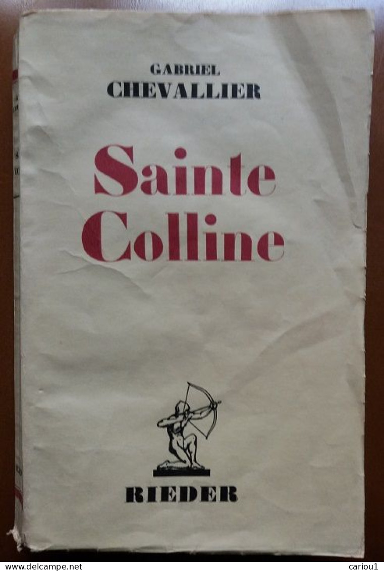 C1 Gabriel CHEVALLIER Sainte Colline 1937 SAINT CHAMOND Loire EPUISE  PORT INCLUS France - 1901-1940