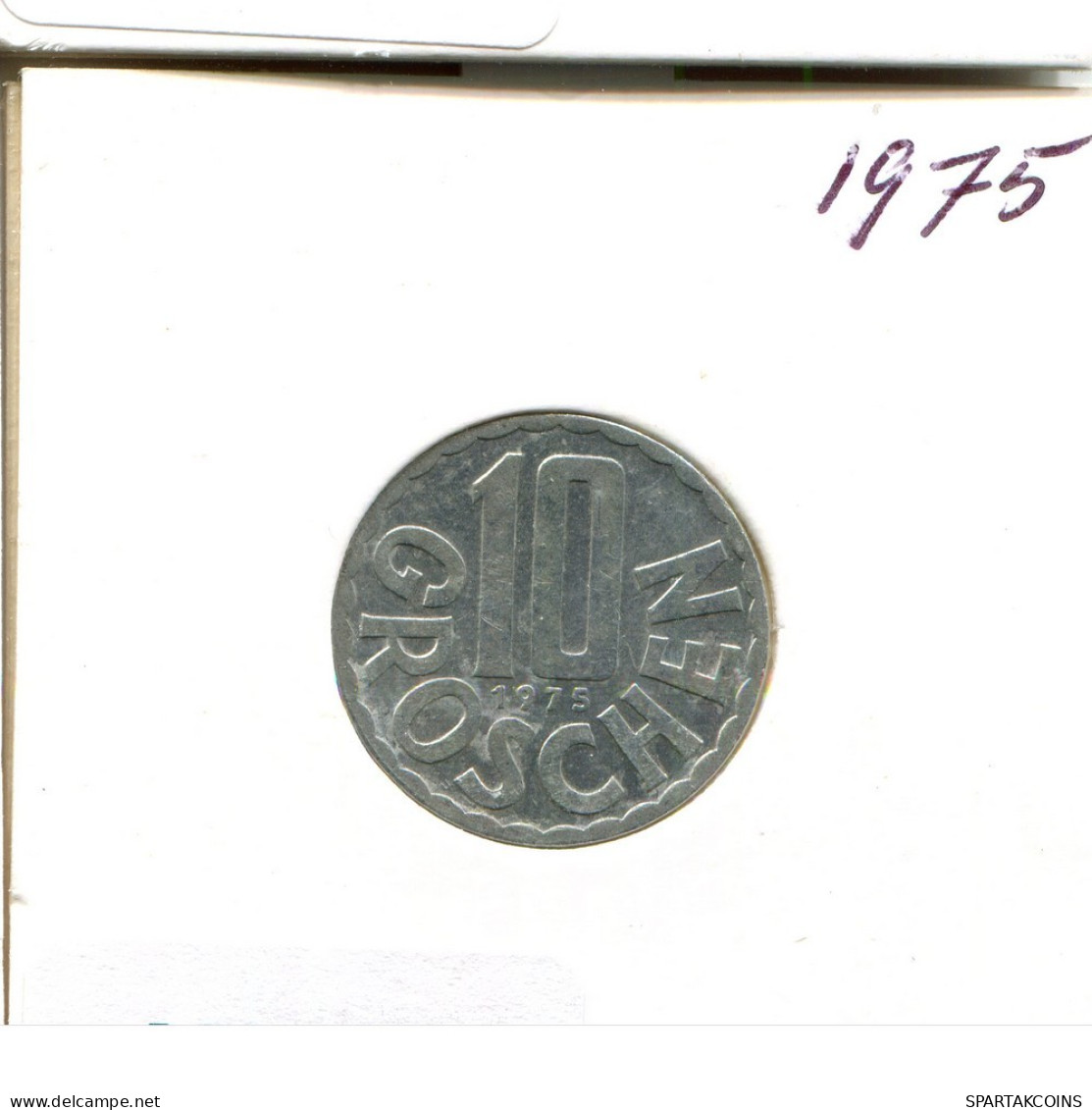 10 GROSCHEN 1975 ÖSTERREICH AUSTRIA Münze #AT555.D.A - Oostenrijk