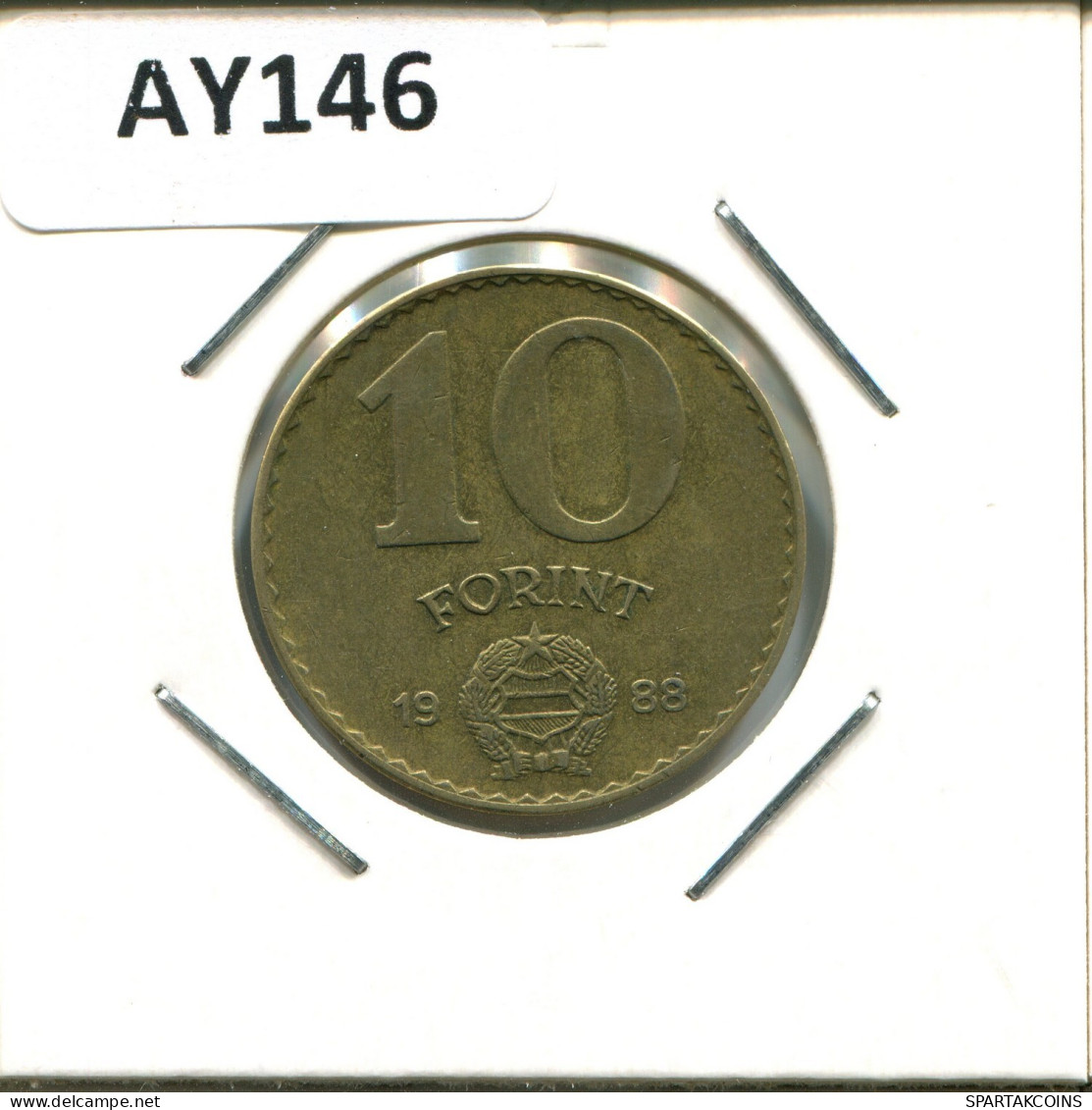 10 FORINT 1988 HUNGARY Coin #AY146.2.U.A - Hungary