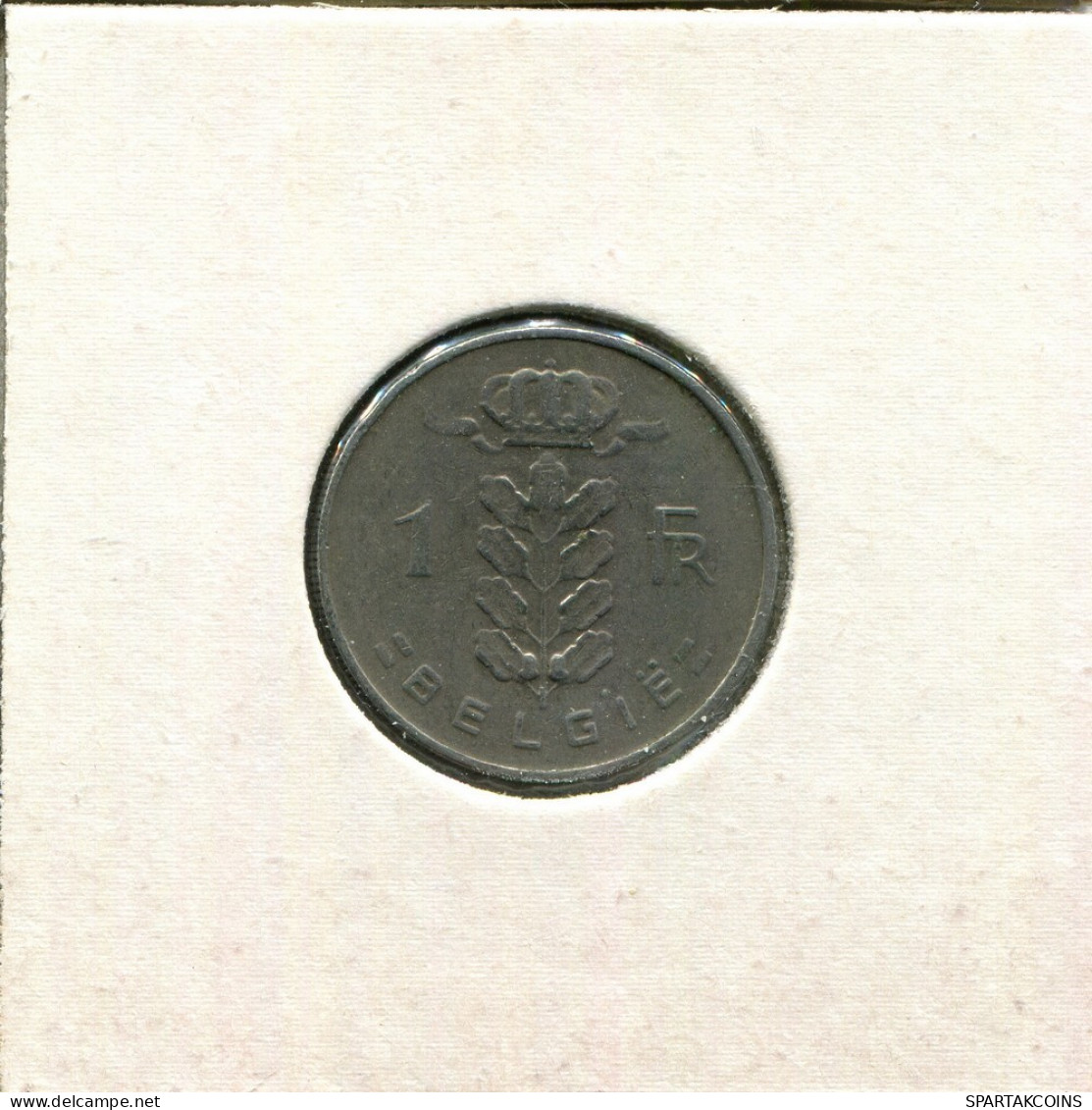 1 FRANC 1969 DUTCH Text BELGIQUE BELGIUM Pièce #AU623.F.A - 1 Franc