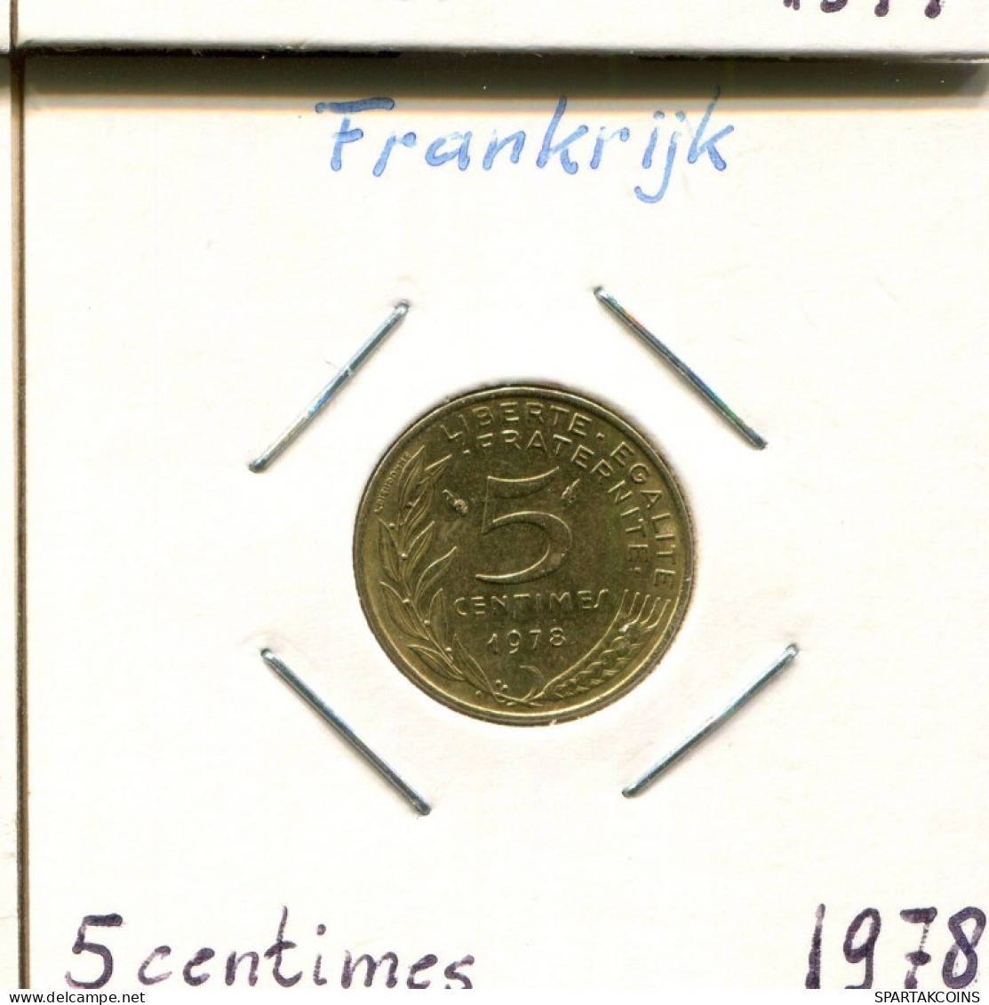 5 CENTIMES 1978 FRANCE Pièce Française #AM047.F.A - 5 Centimes