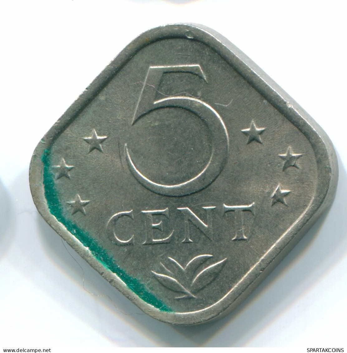 5 CENTS 1971 NIEDERLÄNDISCHE ANTILLEN Nickel Koloniale Münze #S12199.D.A - Antilles Néerlandaises