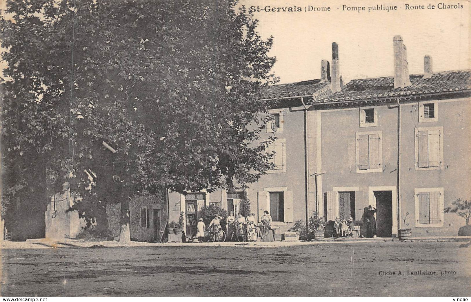 24-5522 : SAINT-GERVAIS. POMPE PUBLIQUE. ROUTE DE CHAROIS - Other & Unclassified