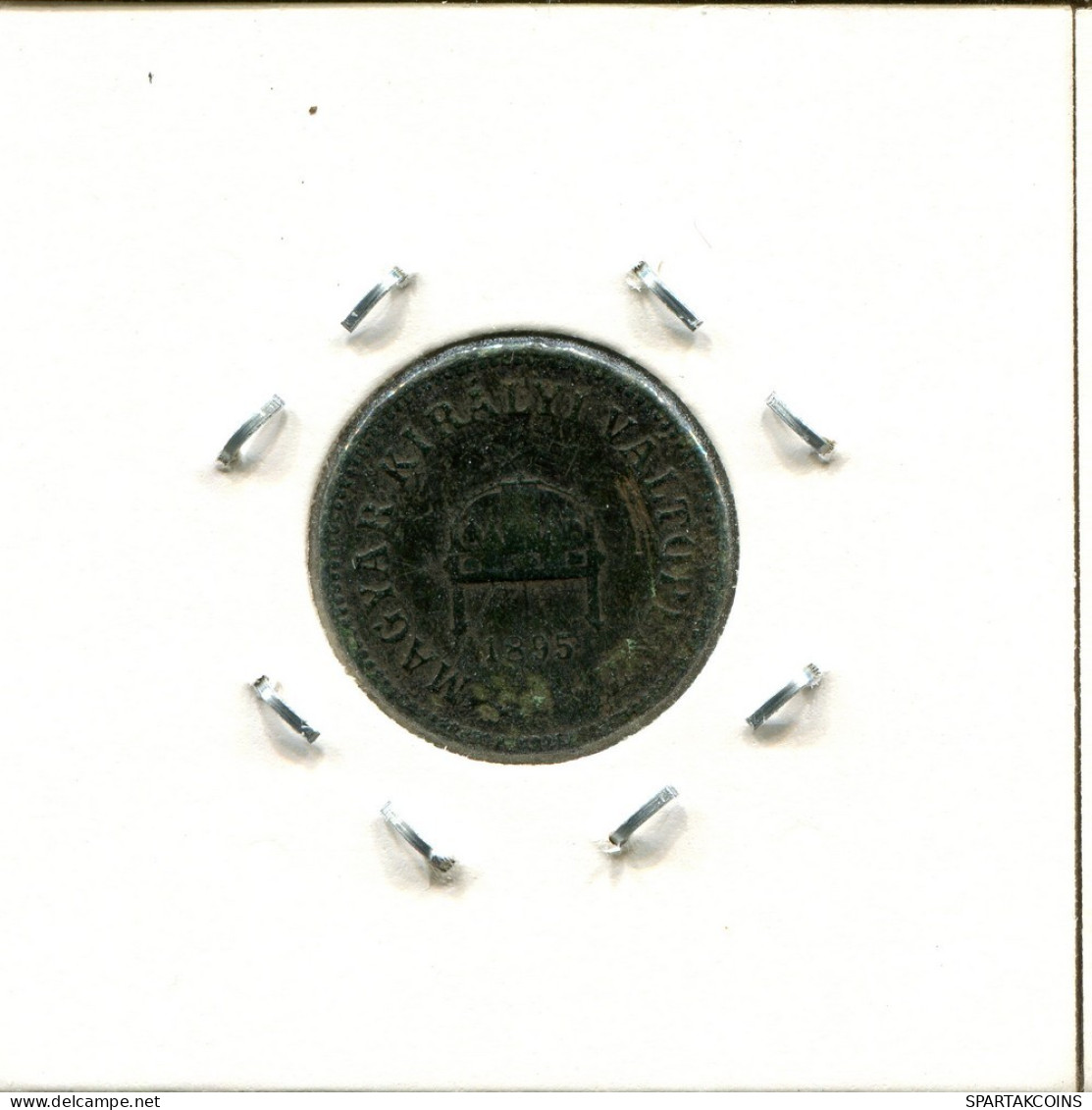 2 FILLER 1895 HUNGARY Coin #AS495.U.A - Hongrie