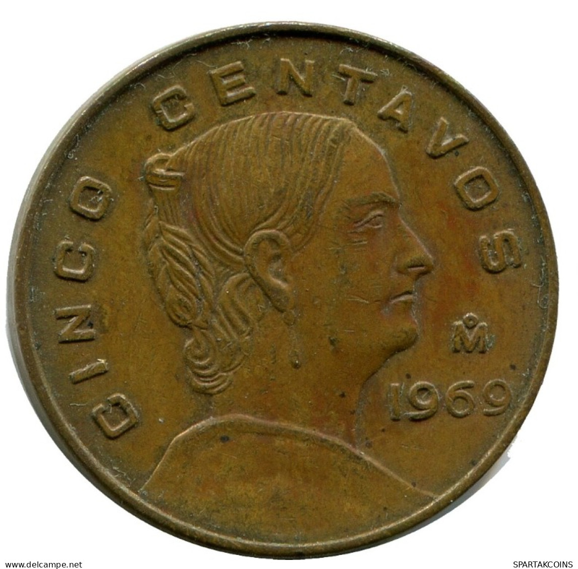 5 CENTAVOS 1969 MEXIKO MEXICO Münze #AH440.5.D.A - Mexico